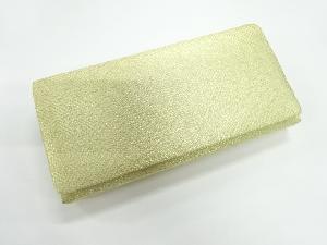 リサイクル　佐賀錦紗綾形模様織出し和装バッグ